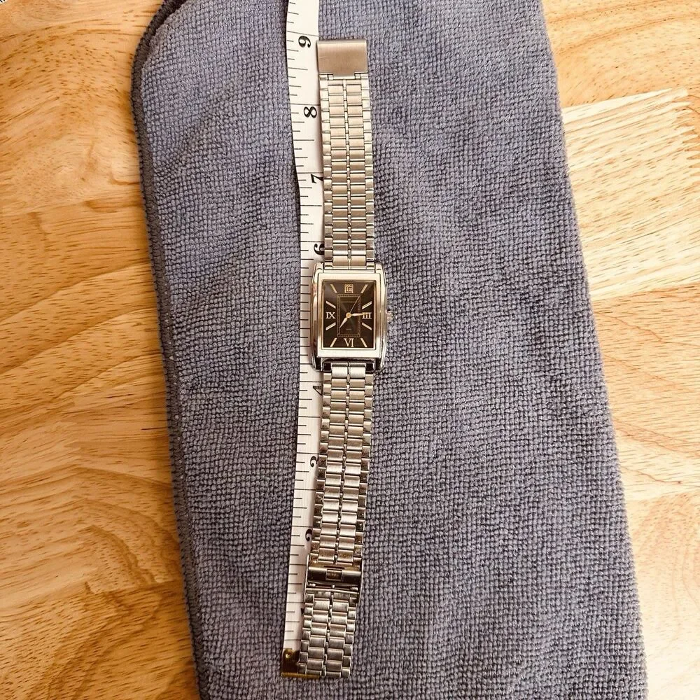 Citizen Eco-drive Luciano Forneris Women’s Watch Rectangle Stainless Steel EL31